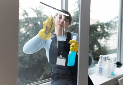 Nettoyage de vitres intérieures et extérieures à Saint-Georges-le-Gaultier